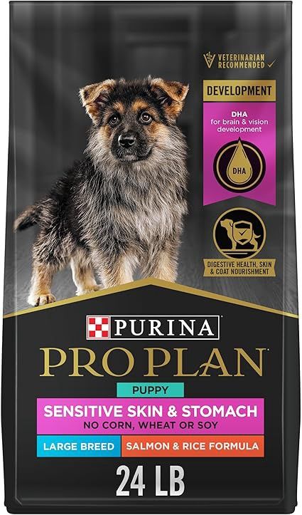PrPurina Pro Plan Dry Puppy Food, Development Sensitive Skin &amp; Stomach Large Breed Formula - 10.9 kg