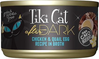 Tiki Cat® After Dark™ Chicken &amp; Quail Egg Wet Cat Food 1 x 2.8 oz