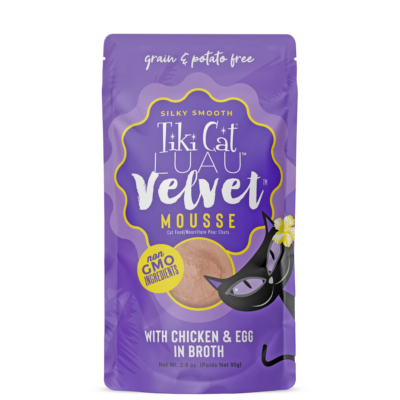 Tiki Cat® Velvet Mousse™ Chicken with Egg Wet Cat Food 1 x 2.8 oz