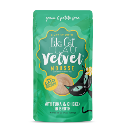 Tiki Cat® Velvet Mousse™ Tuna &amp; Chicken Wet Cat Food 1 x 2.8 oz