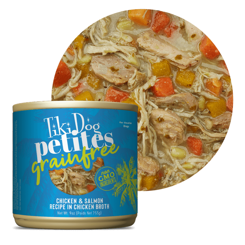 Tiki Dog™ Aloha Petites™ Chicken &amp; Salmon Lomi Lomi Wet Dog Food 1 x 9 oz
