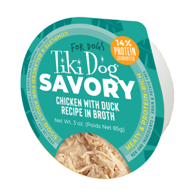 Tiki Dog™ MTY Chicken with Duck Recipe in Broth Wet Dog Food 1 x 3 oz