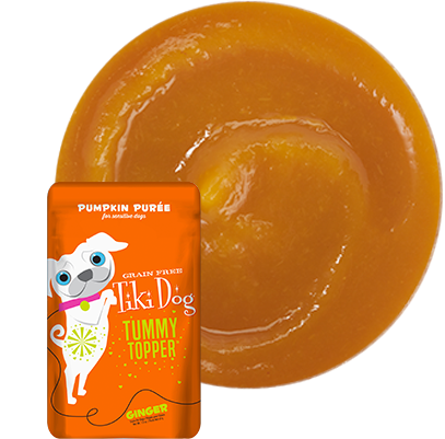Tiki Dog™ Tummy Topper™ Pumpkin Puree &amp; Ginger Tummy Topper for Dogs 1 x 1.5 oz