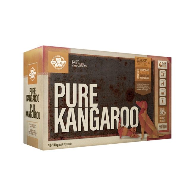 Pure Kangaroo Carton / Pur Kangourou Boîte - 4 x 1 lb