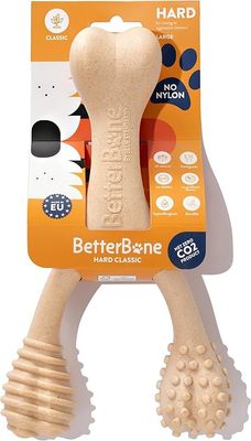 BetterBone Hard Density Classic Super Durable AllNatural Dog Chew for Strong &amp; Aggressive Chewers Large