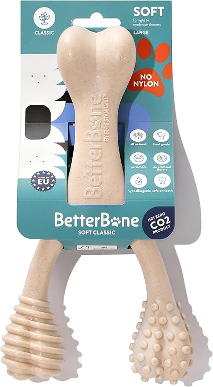 BetterBone Soft Density Natural Beef Dog Chew for Light Chewers Large