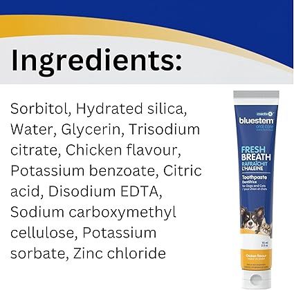 bluestem™ Oral Care Dentifrice avec coactiv+ à la saveur de poulet, pour chiens et chats 70gm