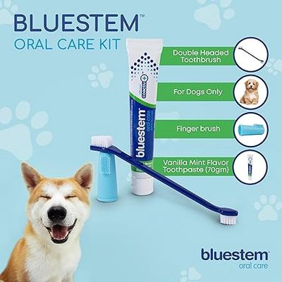 bluestem™ Oral Care, Kit de soins buccodentaires, saveur de menthe, pour chiens