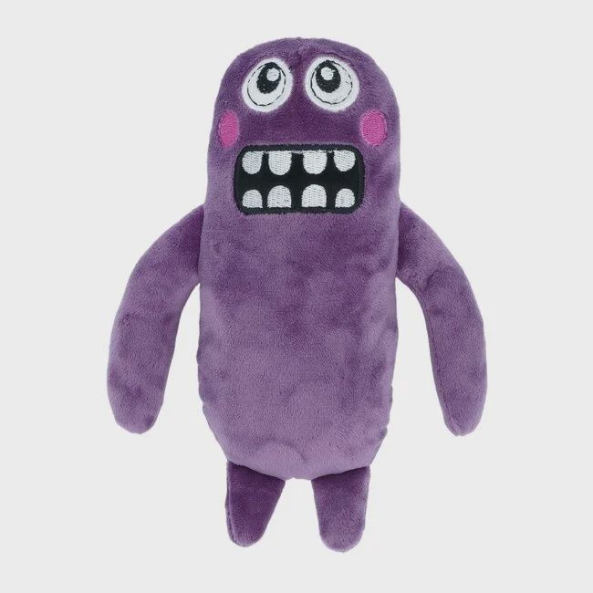 Bud&#39;Z Monster Plush Chewy Purple Dog 1pc