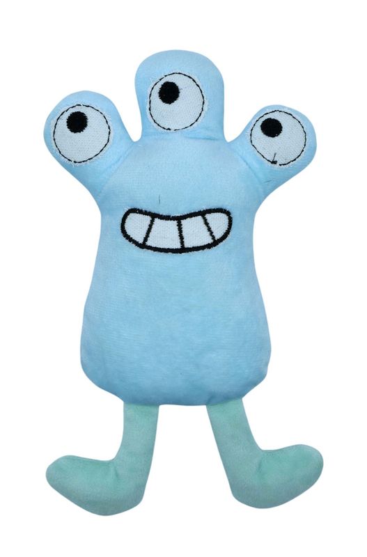 Bud&#39;Z Monster Plush Argus Three Eyes Dog 1pc