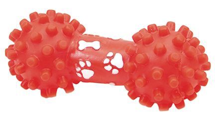 Rascals Vinyl S Spike End Dumbbell Red Dog 1pc