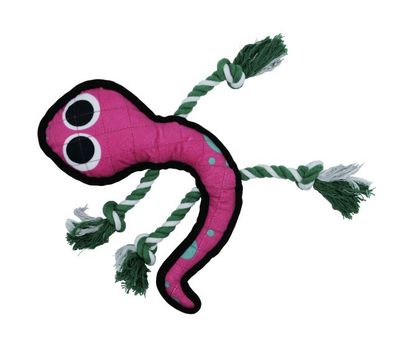 Bud'Z Plush Dog Toy - Colourful Salamander Dog 10in 1pc