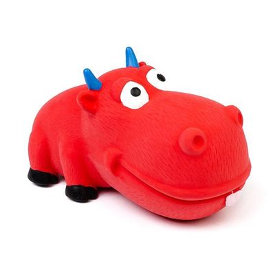 Bud'Z Latex Big Snout Bull Red Dog 7in 1pc