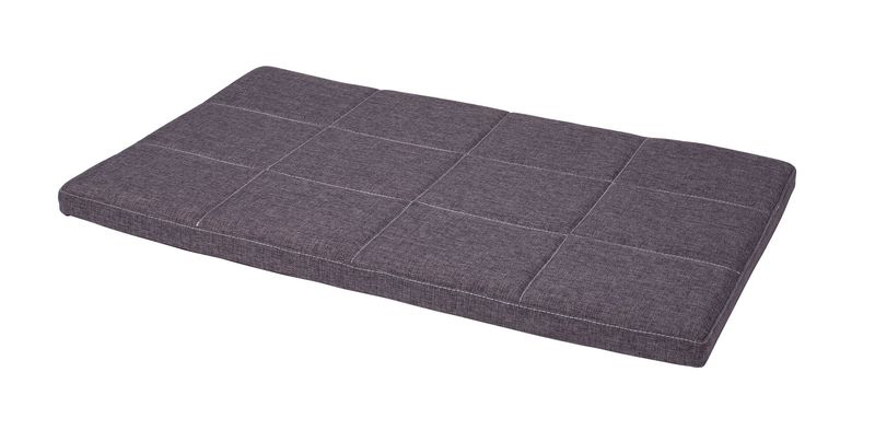 Bud&#39;Z Comfort Flat Bed Grey Dog 29.5x19x2in 1pc