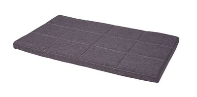Bud'Z Comfort Flat Bed Grey Dog 35.5x23x2in 1pc