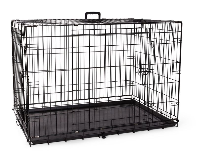 Bud&#39;Z Deluxe Crate Foldable Double Doors Dog 24in 1pc