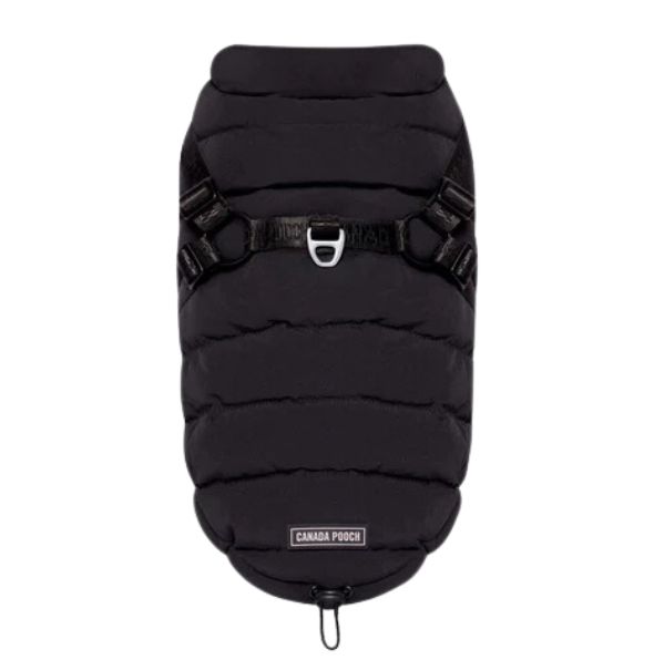 Canada Pooch® The Harness Puffer Black Size 18