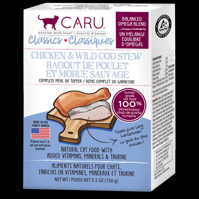Caru Classics Chicken &amp; Wild Cod Stew for Cats