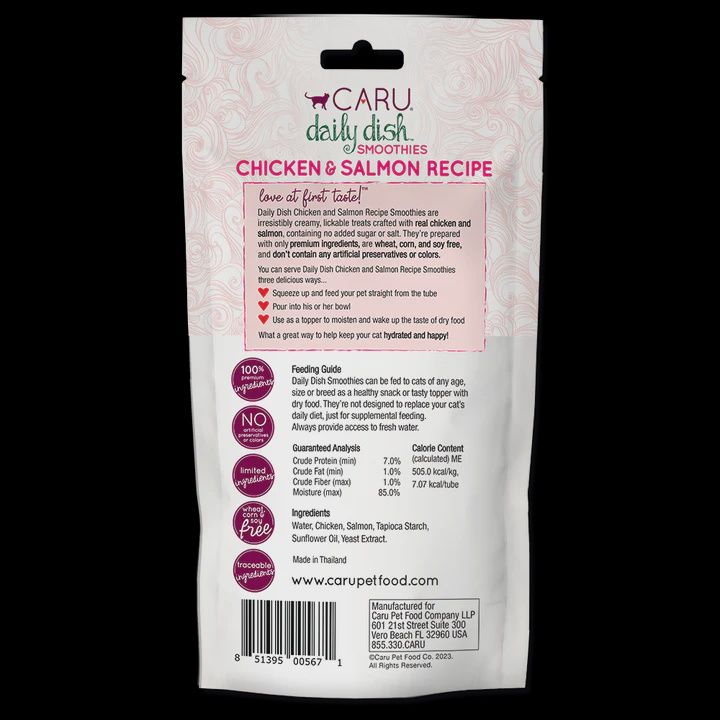 Daily DishTM Chicken &amp; Salmon Smoothies Treats for Cats