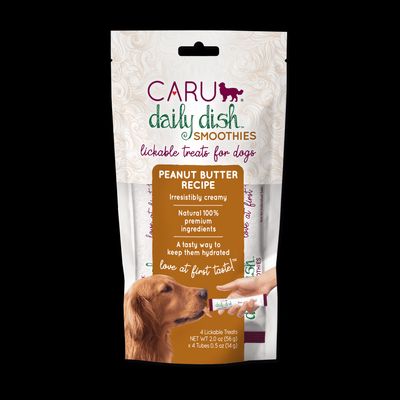 Caru Daily Dish Smoothies Peanut Butter Recipe for Dogs