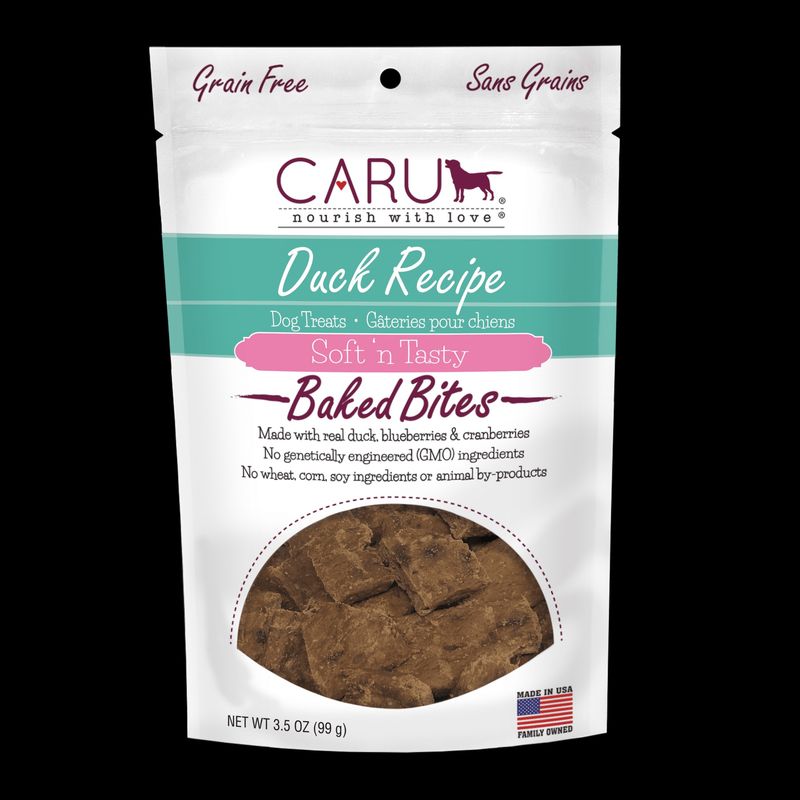 Caru Soft ‘n Tasty Baked Duck Recipe Bites for Dogs 4oz