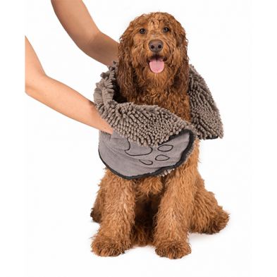 Dog Gone Smart™ Dirty Dog Shammy Towel Grey 13" x 31"