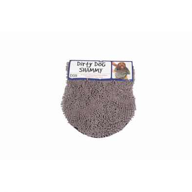 Dog Gone Smart™ Dirty Dog Shammy Towel Grey 13" x 31"