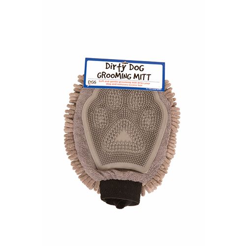 Dog Gone Smart™ Dirty Dog Grooming Mitt Grey