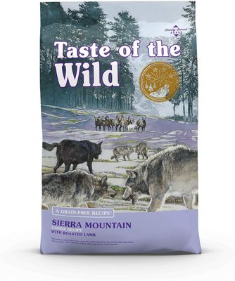 Taste Of the Wild Sierra Mountain Canine Recipe with Roasted Lamb 28LB