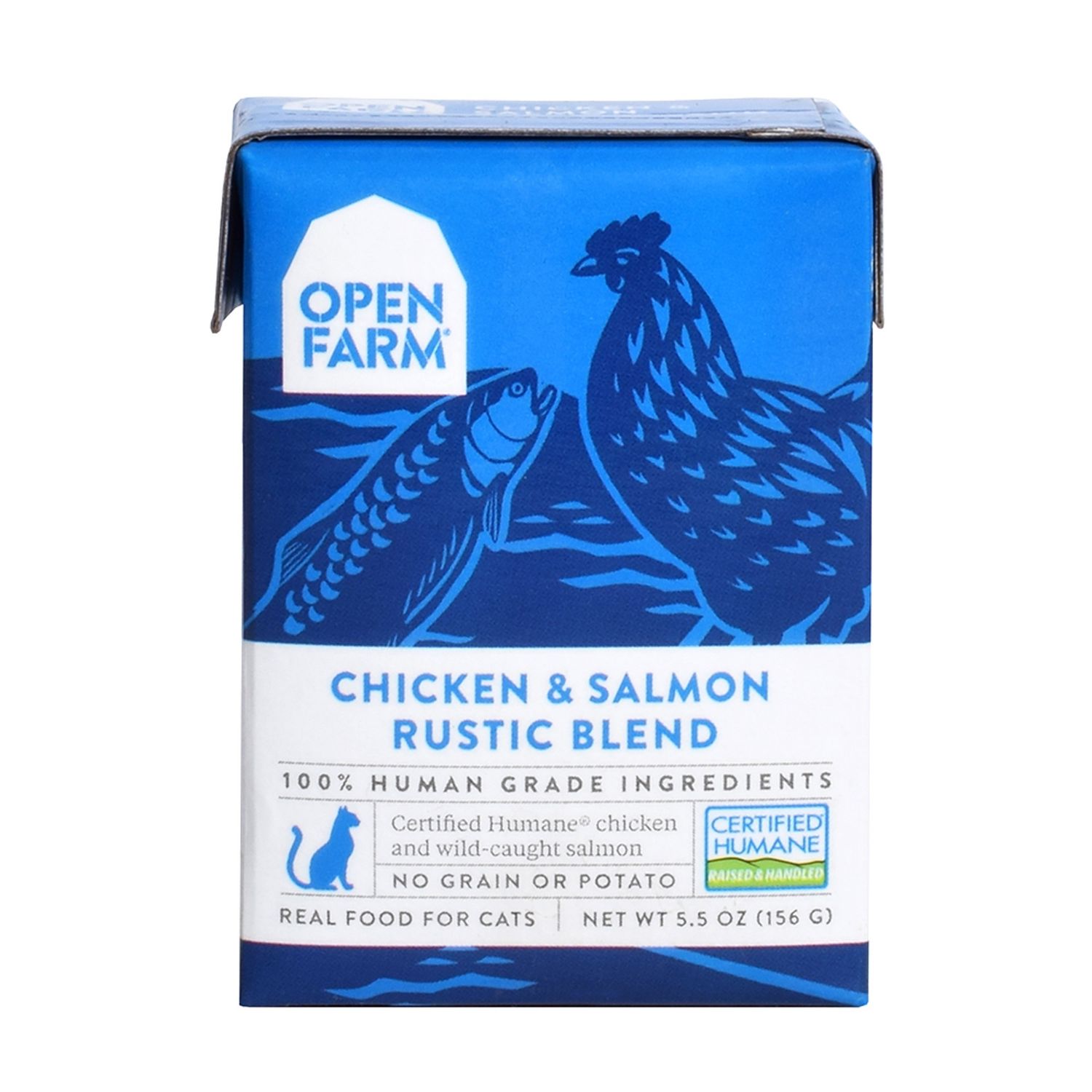 Open Farm Chicken &amp; Salmon Rustic Blend Wet Cat Food 5.5OZ
