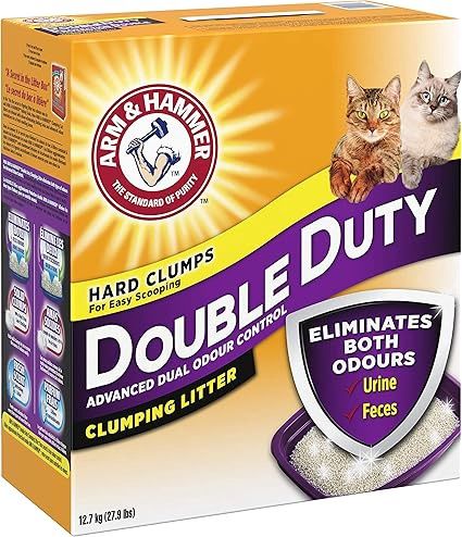ARM &amp; HAMMER Double Duty Cat Litter, Advanced Dual Odour Control, 12.7-kg