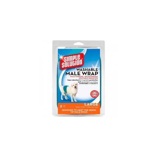 Simple Solution Washable Male Wrap (Blue) (M)