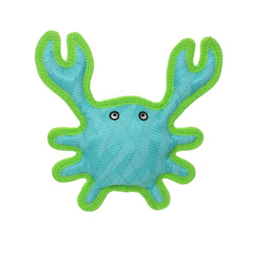 DuraForce® - Crab Blue - Durable Woven Fiber - Squeakers - Multiple Layers. Made Durable  Strong &amp; Tough. Interactive Play (Tug  Toss &amp; Fetch). Machine Washable &amp; Floats