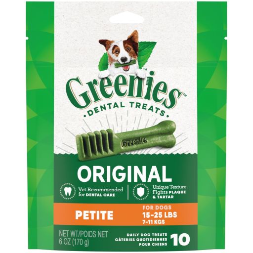 Greenies Petite Chewy Dental Dog Treats Original Chicken - 6oz