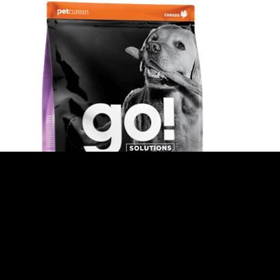 Petcurean GO! Solutions Carnivore Grain Free Chicken, Turkey, &amp; Duck Recipe Senior Dry Dog Food 22-lb