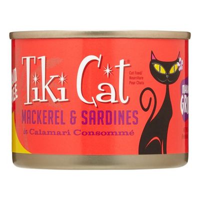 Makaha Grill Mackerel Sardine Calamari Wet Cat Food 6 Oz.