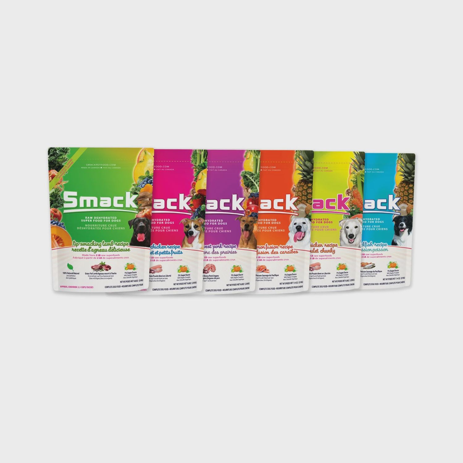 SMACK Raw Dehydrated Super Food for Dogs, Rockin’ Rockfish 250 G