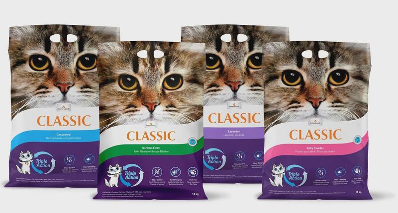 INTERSAND CLASSICS LAVANDER 14KG CLUMPING CAT LITTER