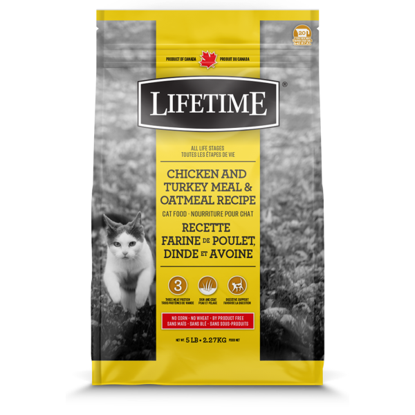 Lifetime Cat ALS Chicken Turkey &amp; Oatmeal 2.27 kg