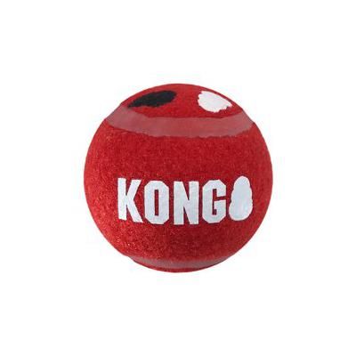 KONG Signature Sport Balls Dog Toy, Medium, Pack of 3, Assorted
