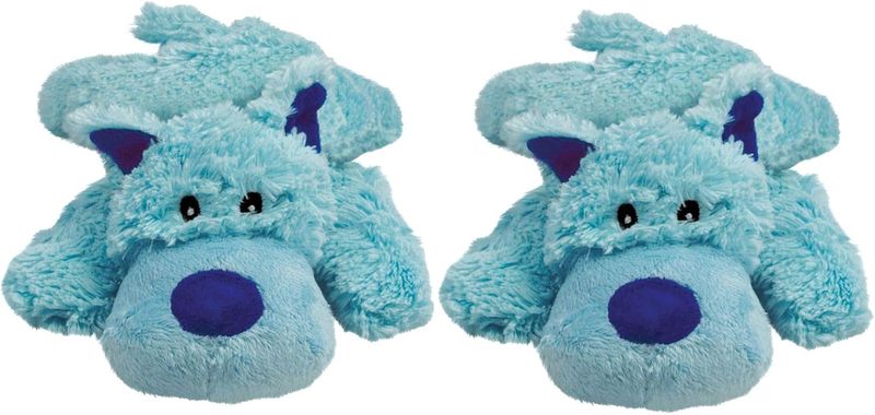 KONG Cozie Plush Toy - Baily The Blue Dog Medium - Baily The Blue Dog
