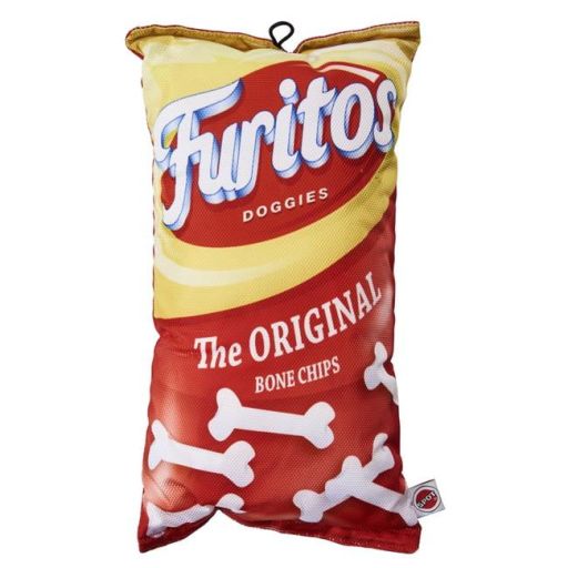 Spot 14 in. Fun Food Furitos Chips Plush Dog Toy