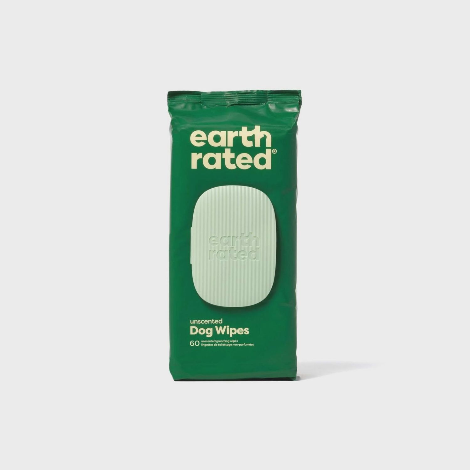 earth rated® Certified Compostable Grooming Wipes Unscented (100 ct)