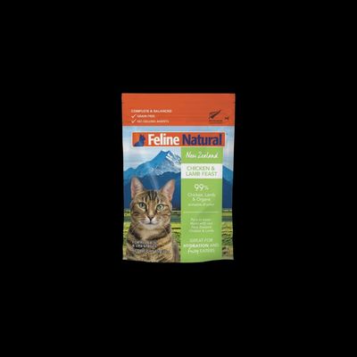 Feline Natural™ Chicken &amp; Lamb Feast Pouch Wet Cat Food 1 x 3 oz