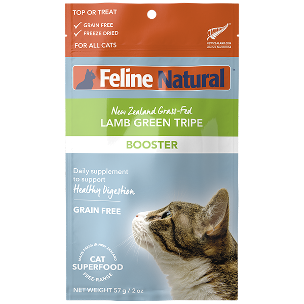 Feline Natural™ Lamb Green Tripe Freeze-Dried Booster 2 oz