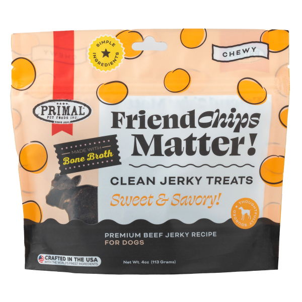 Primal Friendchips Matter Beef With Broth Dog 4oz