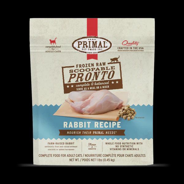 Primal Freeze Dried Rabbit Nuggets Cat 5.5oz