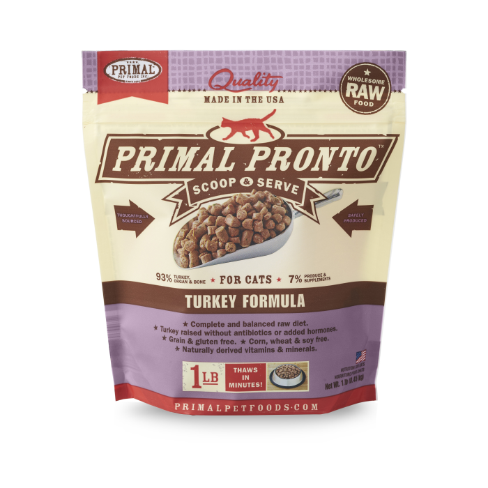 Primal Frozen Pronto Turkey Cat 1lb