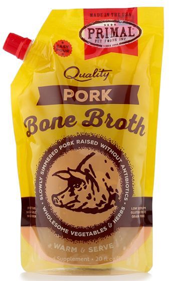 Primal Frozen Pork Bone Broth Cat-Dog 1x20oz