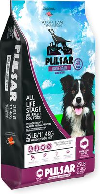 Pulsar Whole Grain Dog Food, All Life Stages, Pork Meal Recipe, All Breeds, 11.4 kg